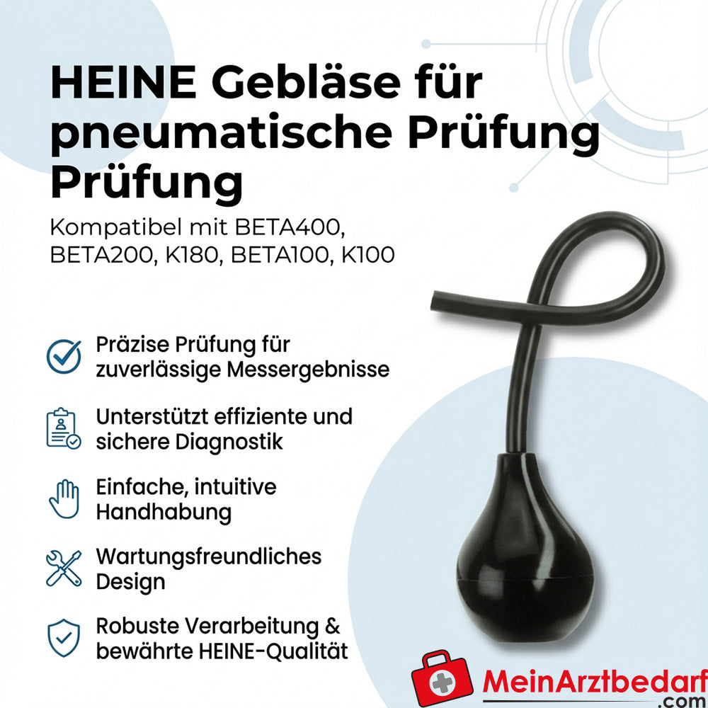 Test pneumatico Heine compatibile con BETA400/200/100 e K180/K100