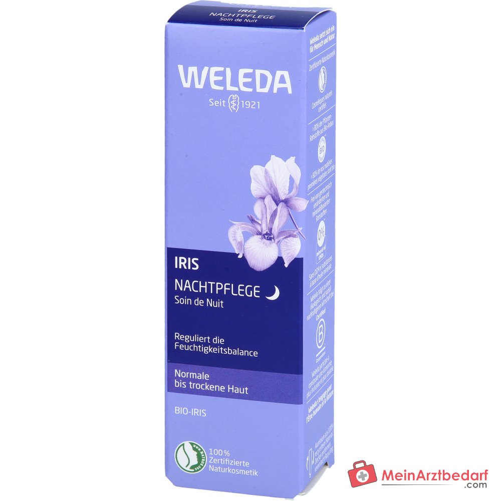 Crème de nuit à l'iris Weleda, 30 ml
