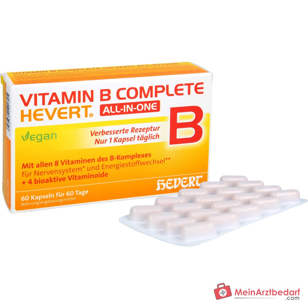 Hevert Vitamine B Compleet All-in-One Capsules, 60 st.