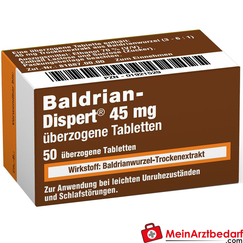 Baldrian-Dispert 45mg.