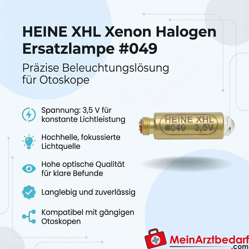 HEINE XHL Xenon Halogen Ersatzlampe #049
