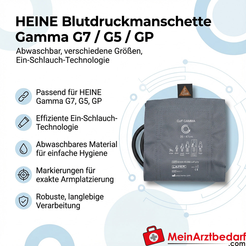 HEINE GAMMA G7 / G5 / GP Schlauchmanschette Erwachsene groß