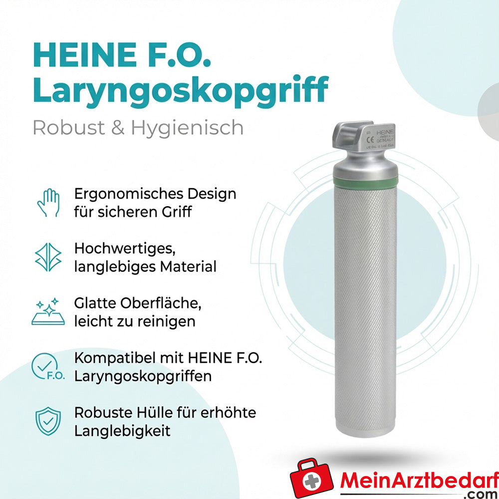 Douille de poignée HEINE pour F.O. Poignée de laryngoscope, hygiénique et facile à nettoyer