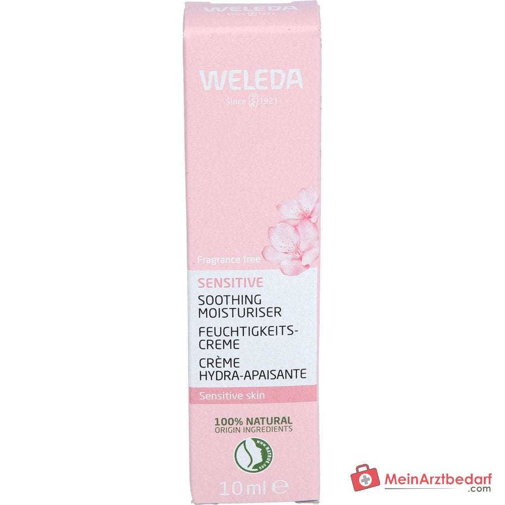 Weleda Sensitiv Feuchtigkeitscreme Mandel, 10 ml