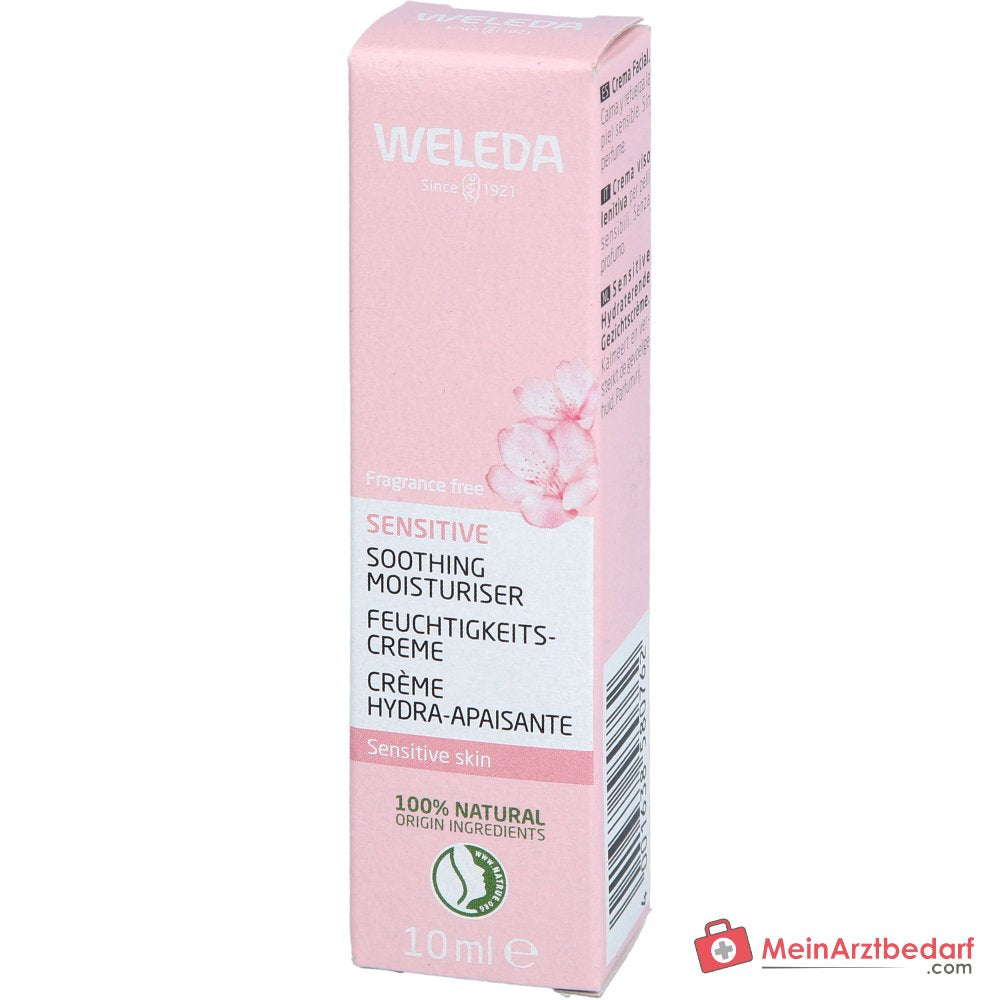 Weleda Krem nawilżający dla skóry wrażliwej z migdałem, 10 ml