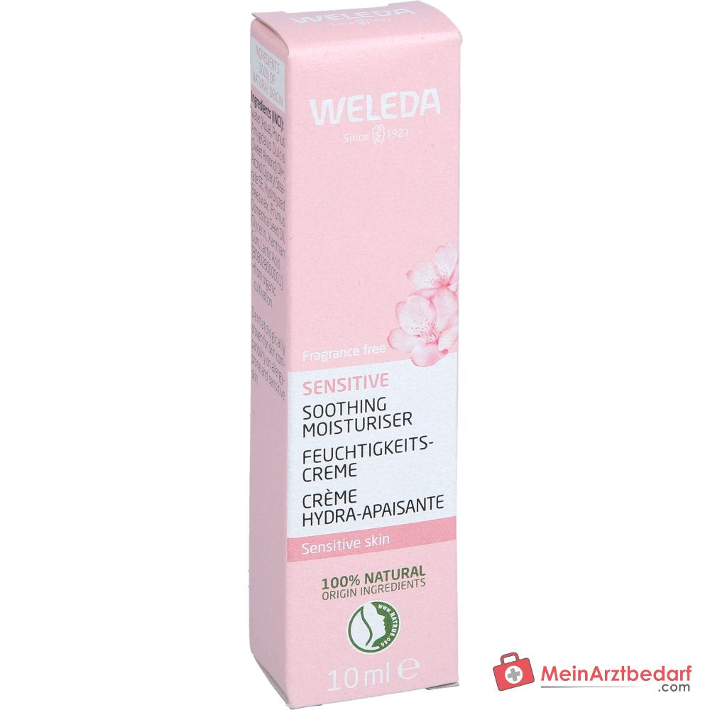 Weleda Krem nawilżający dla skóry wrażliwej z migdałem, 10 ml