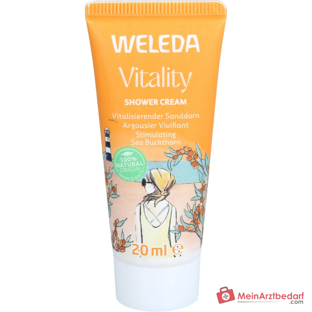 Weleda Crema Doccia Vitalizzante all'Olivello Spinoso, Gel Doccia, 20 ml