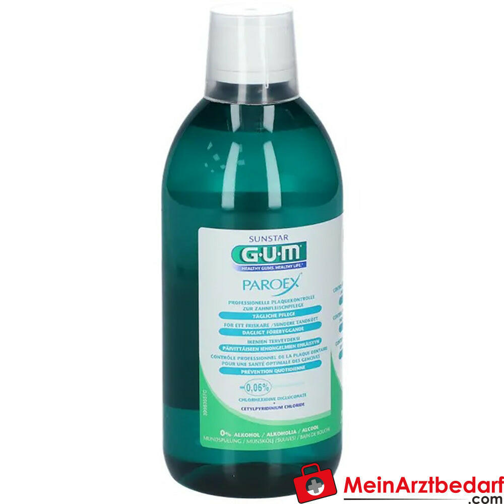 GUM® Paroex Mundspülung 0,06 %, 500ml.