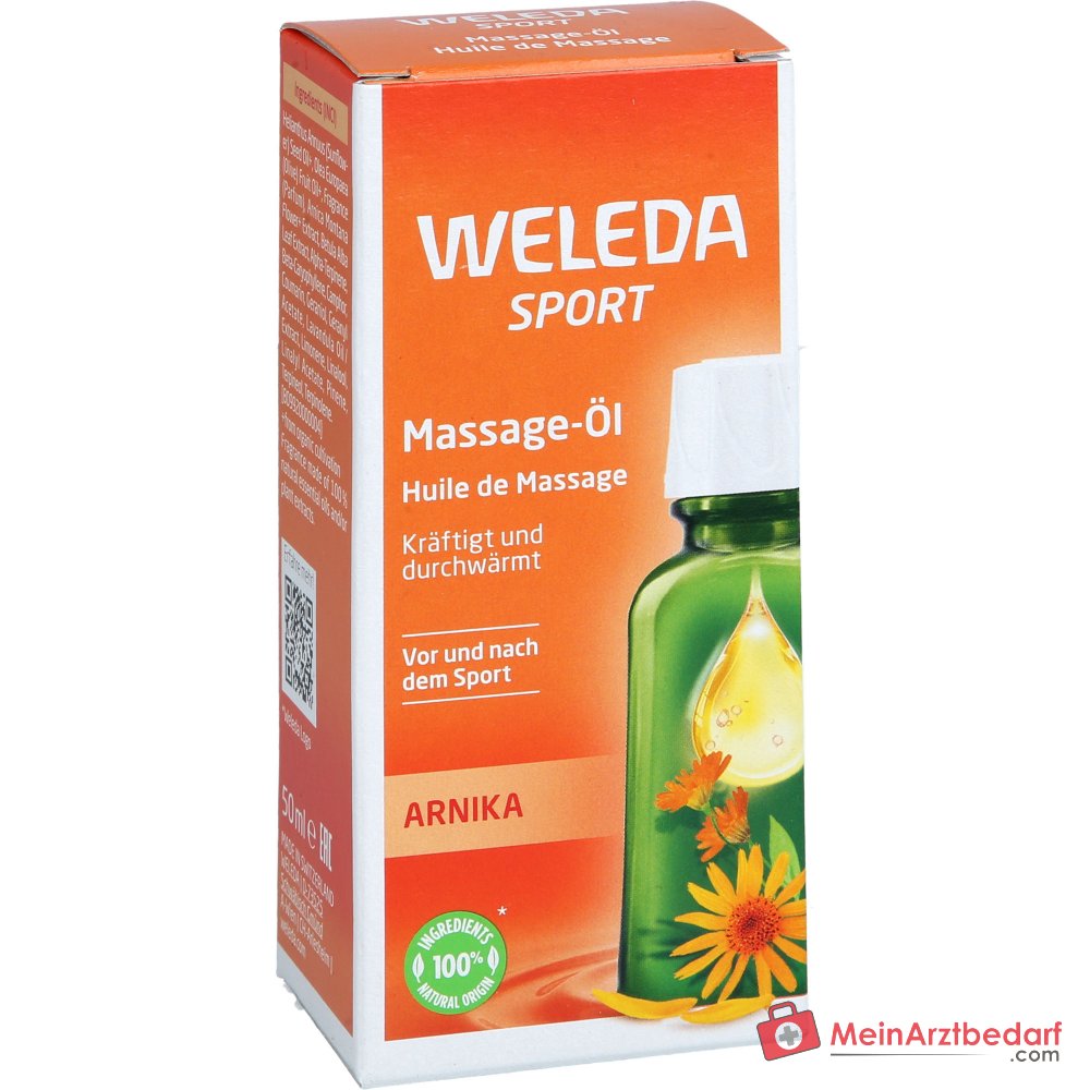Aceite de Masaje Deportivo de Árnica Weleda, 50 ml