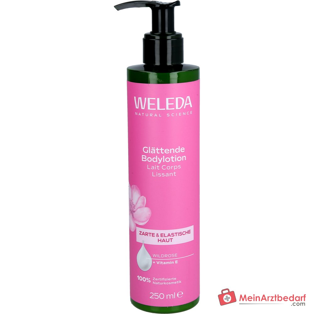 Weleda Loción Corporal Alisante con Rosa Mosqueta, 250 ml