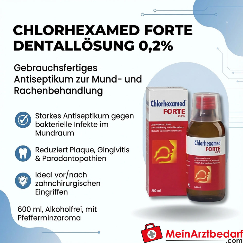 GSK Chlorhexamed Forte roztwór stomatologiczny 2 mg/ml bezalkoholowy 600 ml
