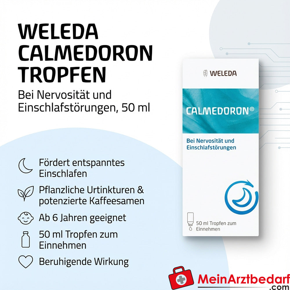 Calmedoron Weleda gouttes 50ml apaisant en cas de sommeil et de nervosité