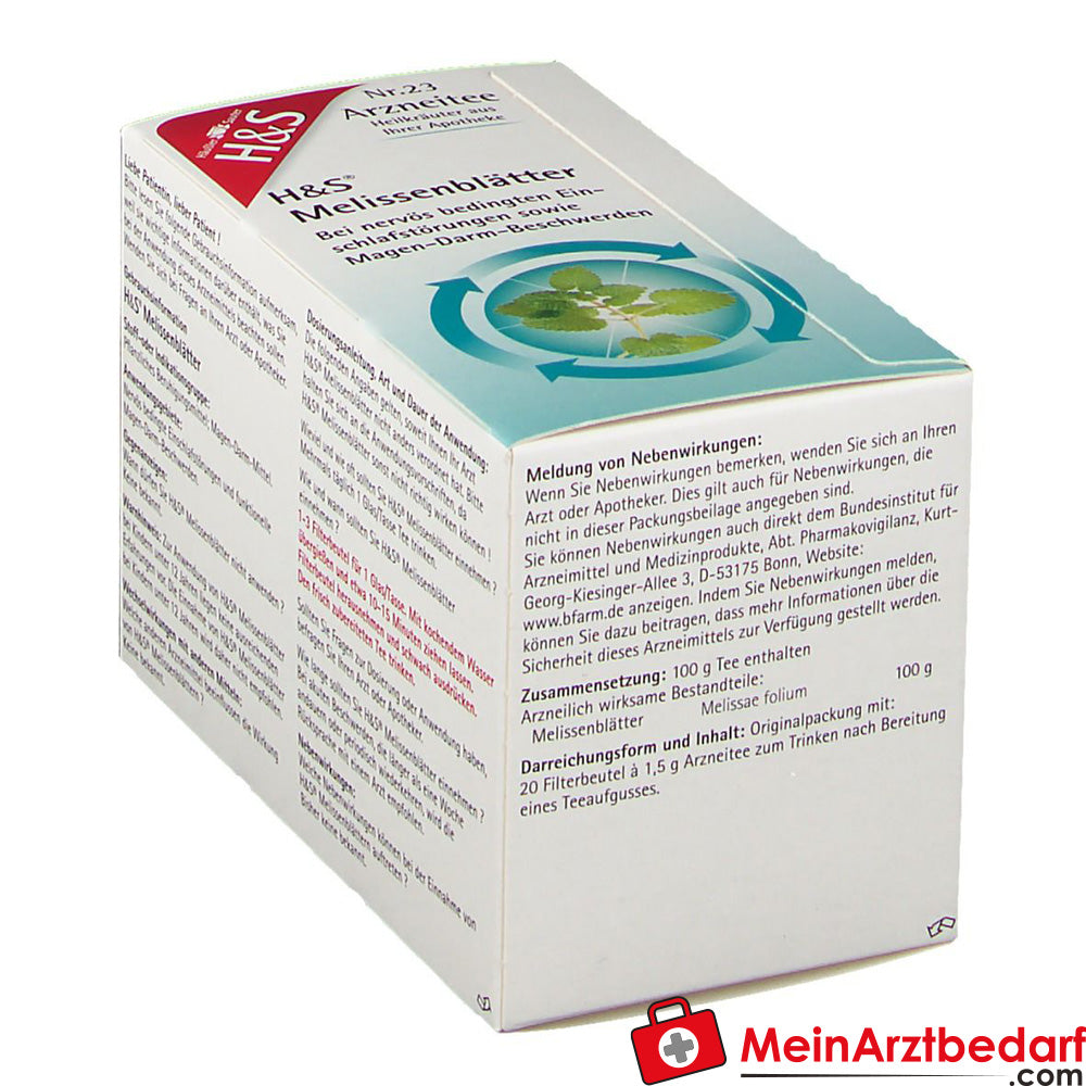 H&S Melissenblätter Nr. 23.