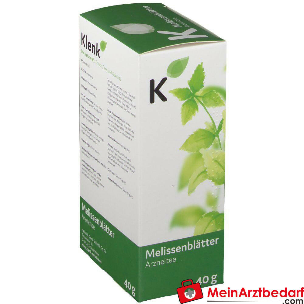 Klenk Melissenblätter Tee.