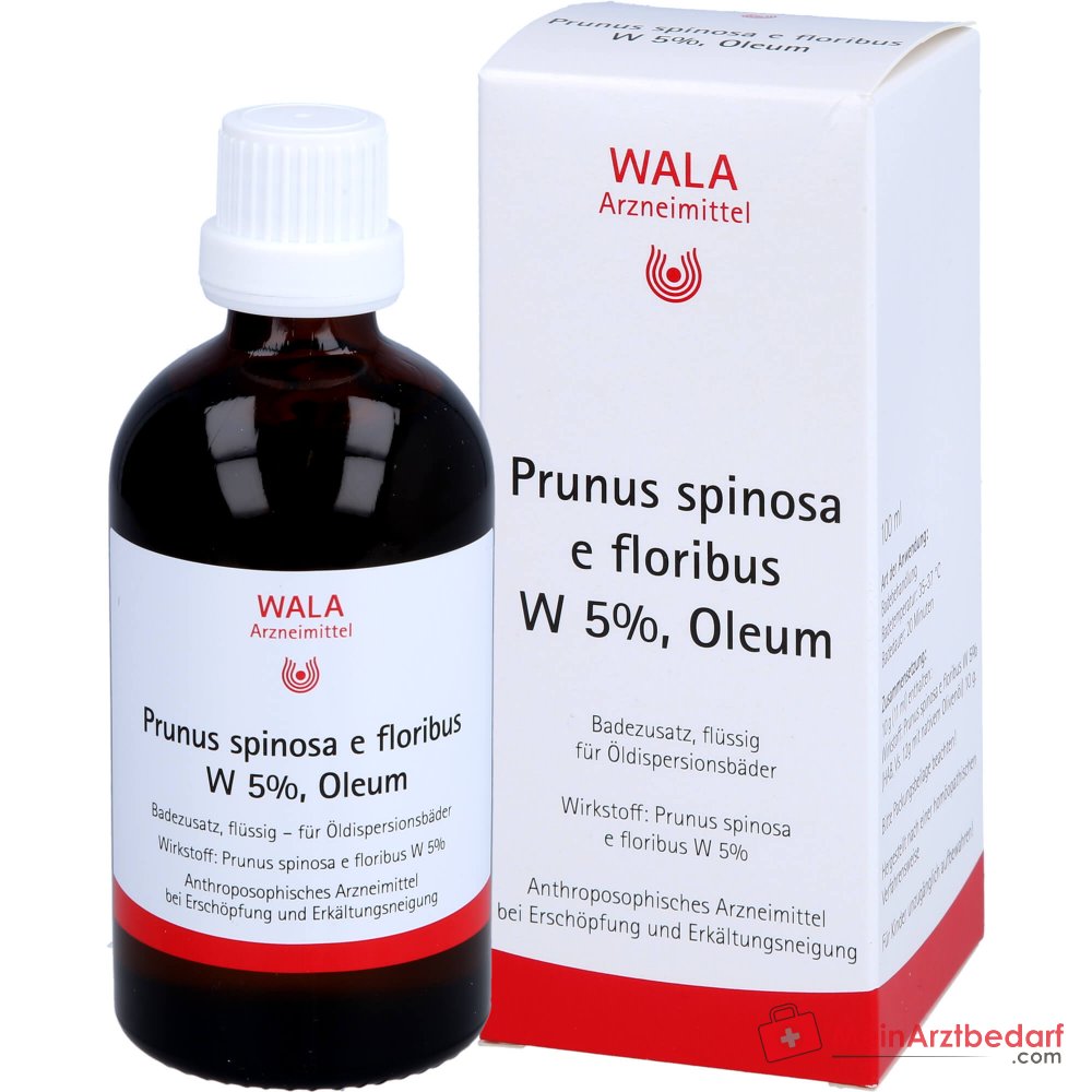 Huile de bain aux fleurs de prunellier Prunus spinosa WALA, 100 ml