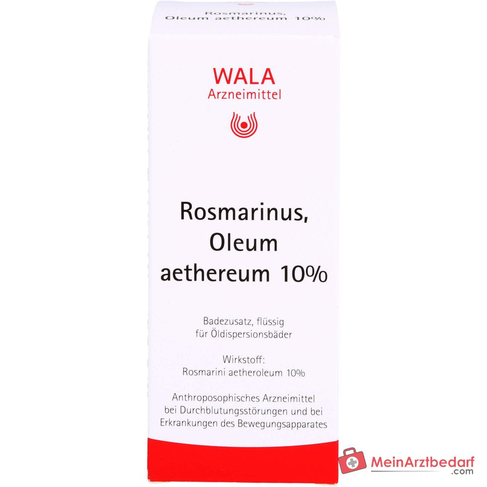 WALA Rosmarinus Oleum aethereum 10% Aceite de Romero aditivo para baño, 100 ml