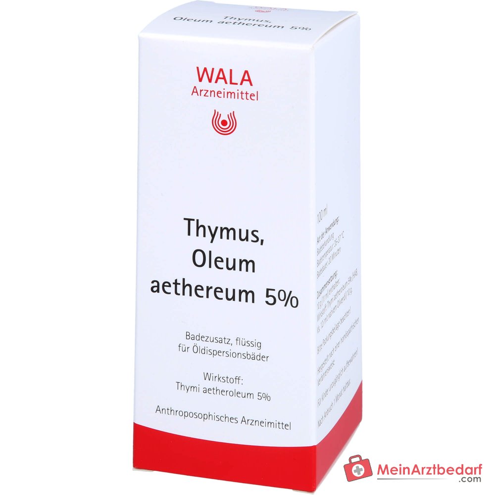 WALA Thymus Oleum aethereum 5% olejek tymiankowy do kąpieli, 100 ml
