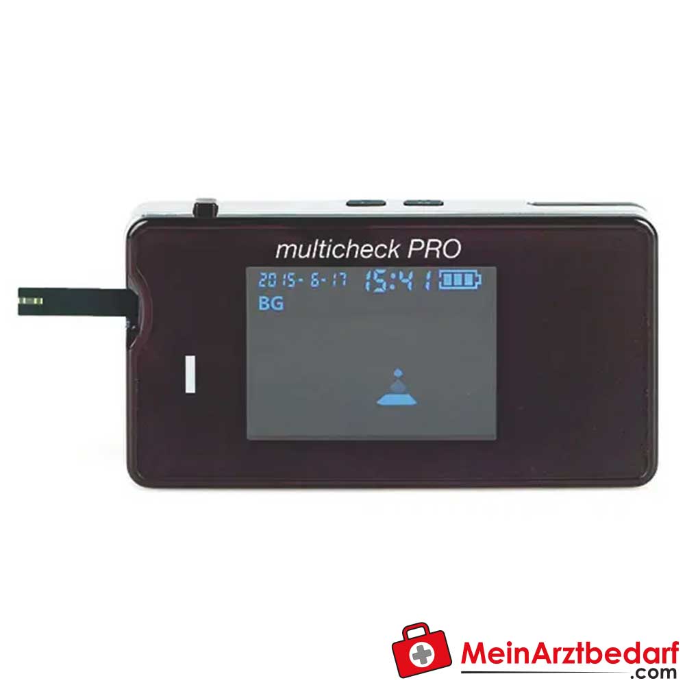Lifetouch Multicheck PRO Dreifach-Messgerät (Blutzucker, Cholesterol & Harnsäure).