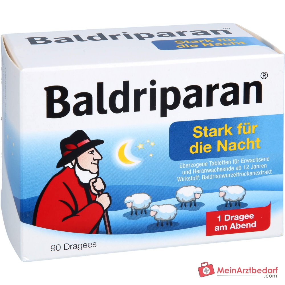 Baldriparan Forte per la notte 441,35 mg di radice di valeriana estratto secco compresse rivestite