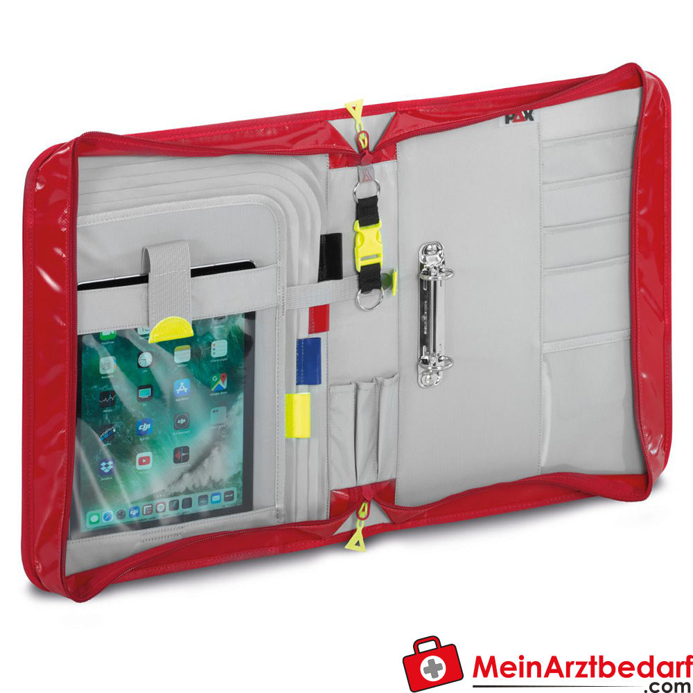 PAX logboek multi-organiser tablet DIN A5 waterdichte achterkant tablet compartiment 19 x 28 x 9 cm