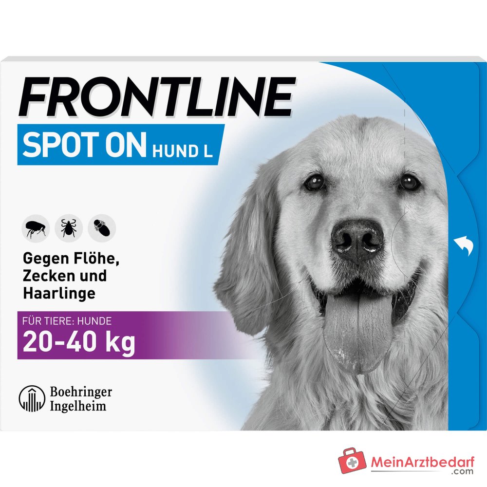 Frontline Spot On H40 Fipronil pipetten 6 stuks