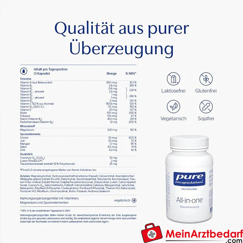 Pure Encapsulations® All-in-one, 120 St..