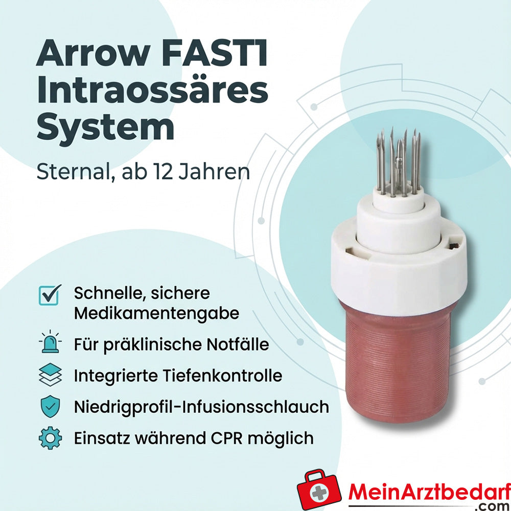 System infuzji dożylnej Arrow FAST1 sternal, od 12 lat, jednorazowego użytku, 10 sztuk