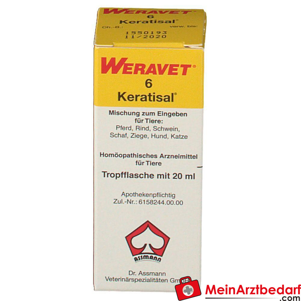 Keratisal 6 graisse 20 ml