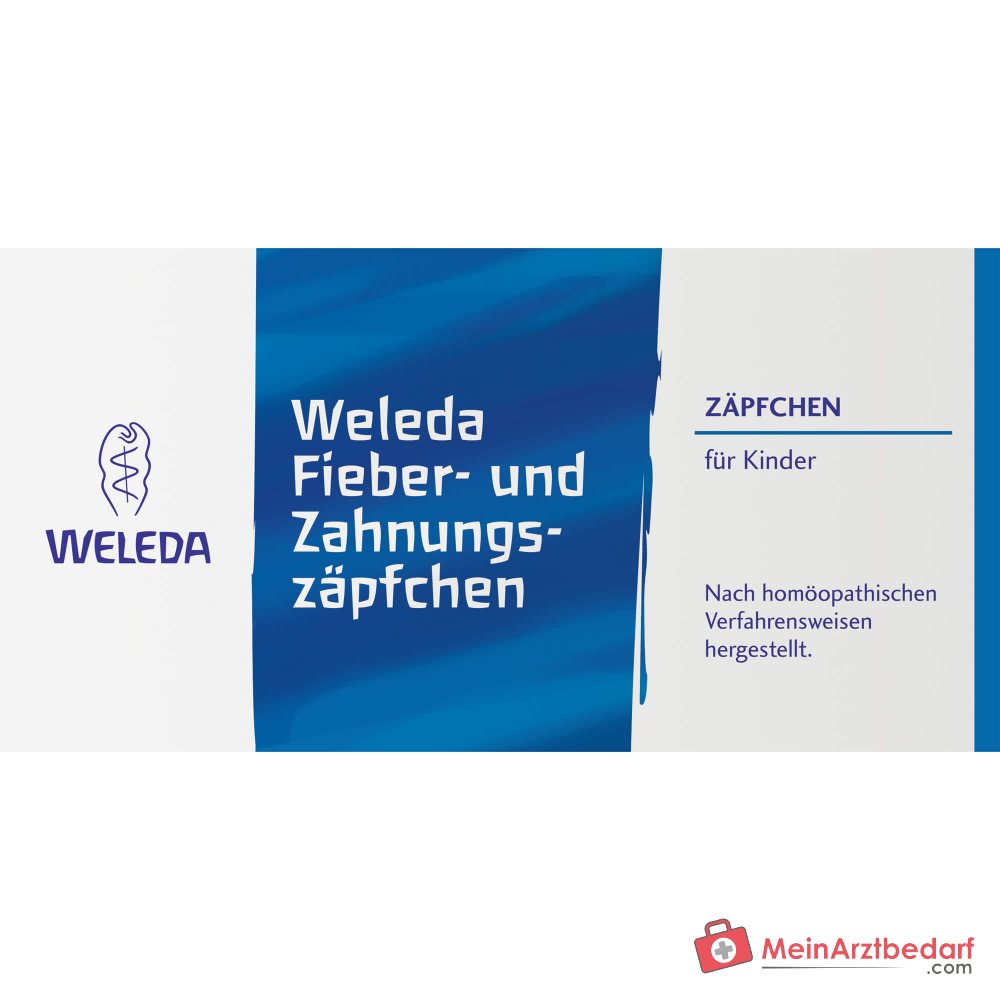 Weleda supposte per febbre e dentizione, 10 pz.