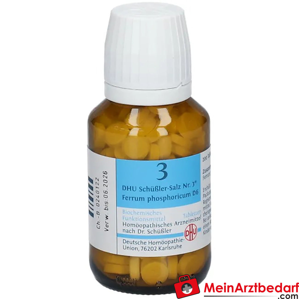 DHU Schüßler-Salz Nr. 3® Ferrum phosphoricum D6, 200 St..