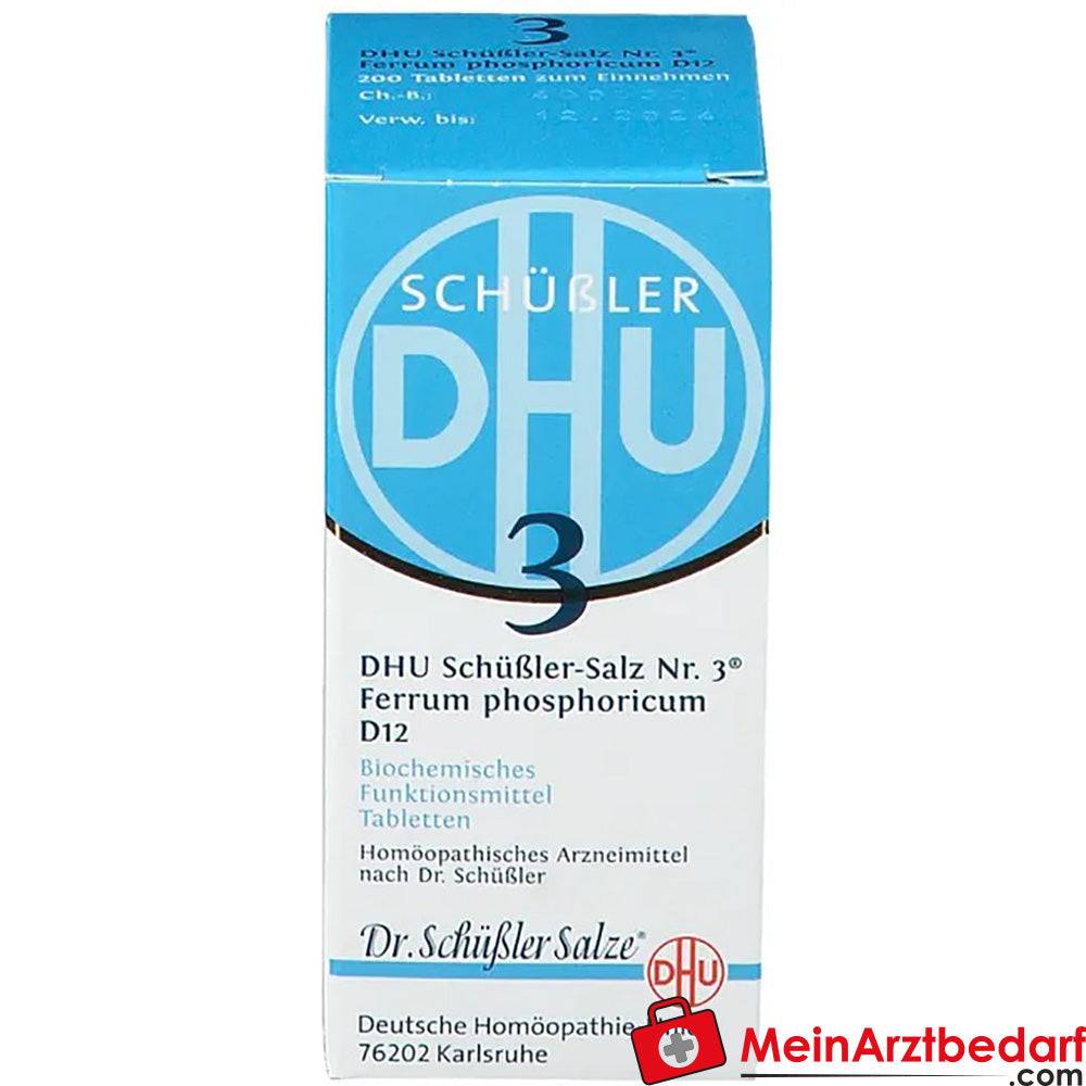 DHU Schüßler-Salz Nr. 3® Ferrum phosphoricum D12.