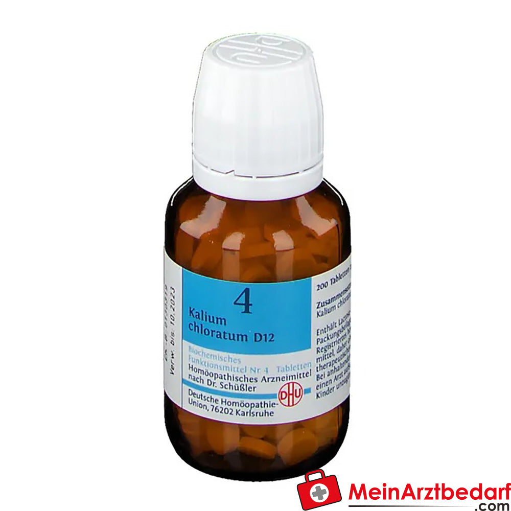 DHU Sel de Schüssler No 4 Kalium chloratum D12 comprimés 80 pc