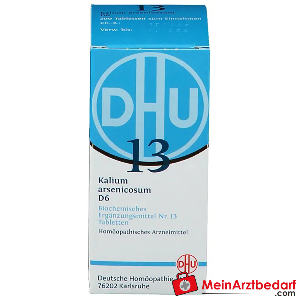 DHU Biochemie 13 Kalium arsenicosum D6.