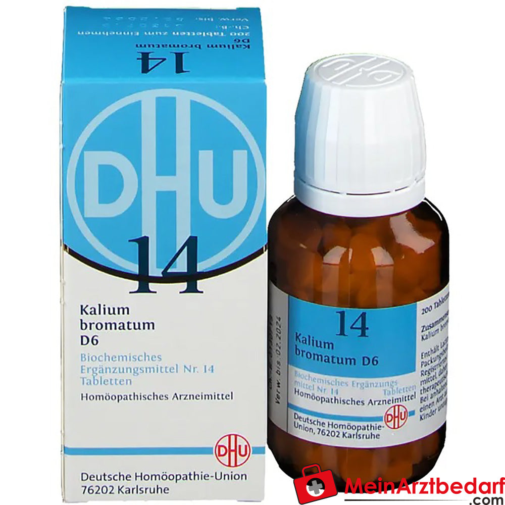 DHU Biochemie 14 Kalium bromatum D6.