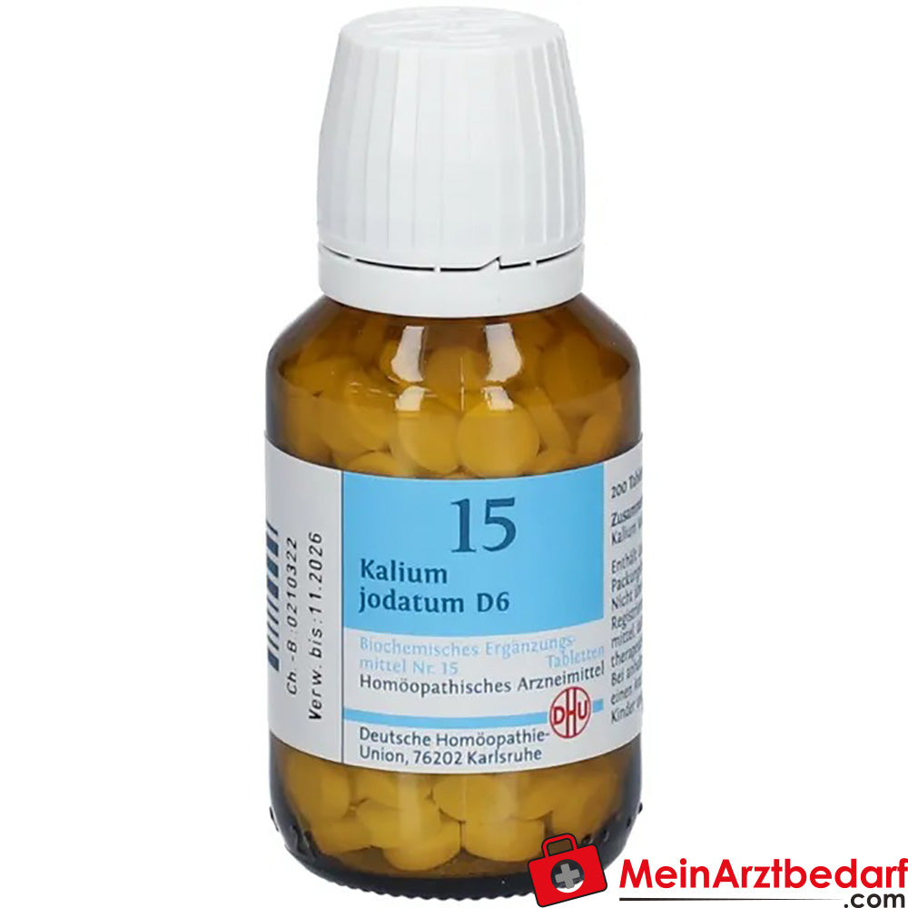 DHU Biochemie 15 Kalium jodatum D6.