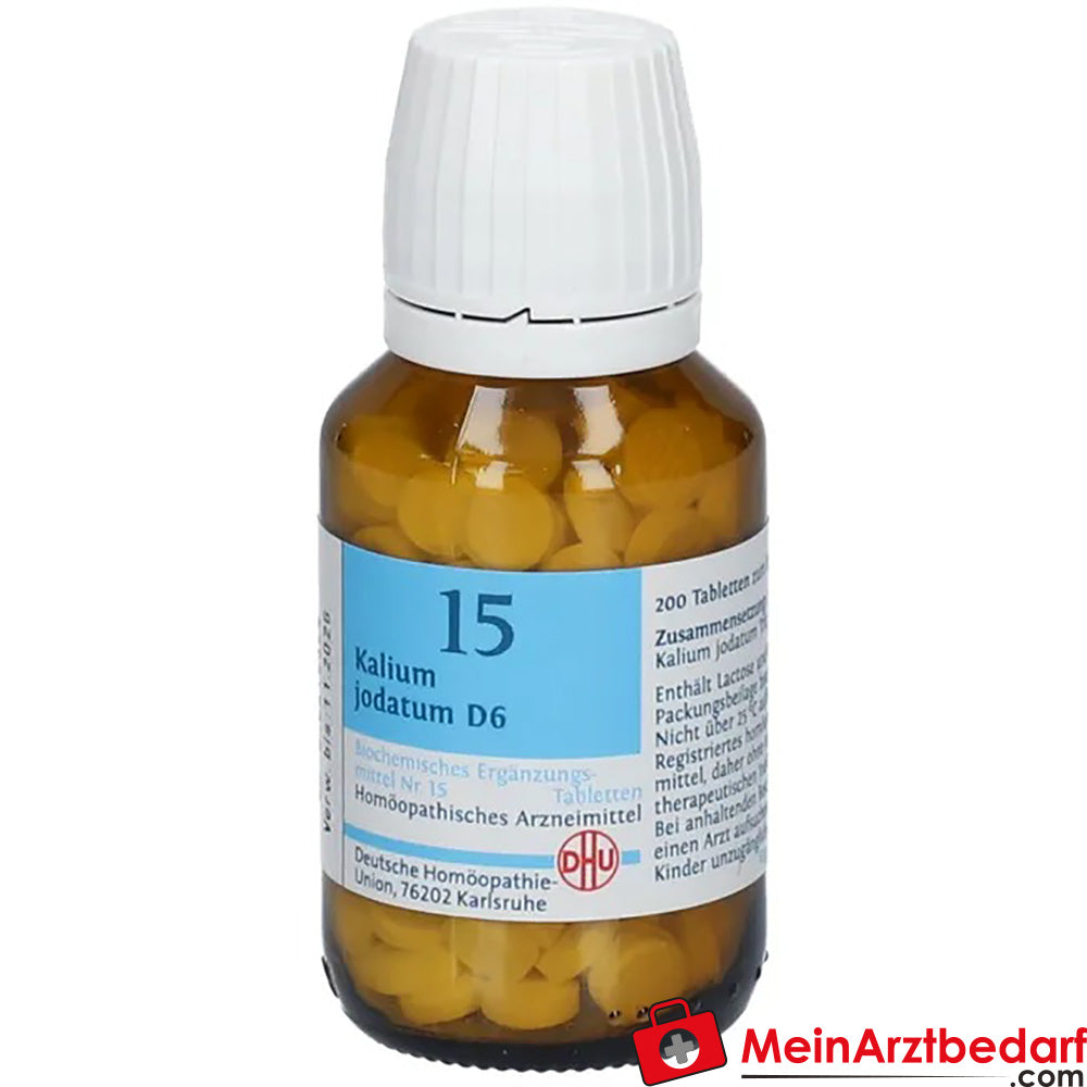 DHU Biochemie 15 Kalium jodatum D6.