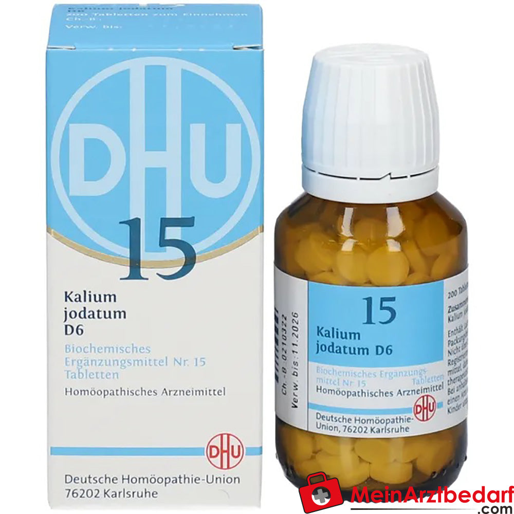 DHU Biochemie 15 Kalium jodatum D6.