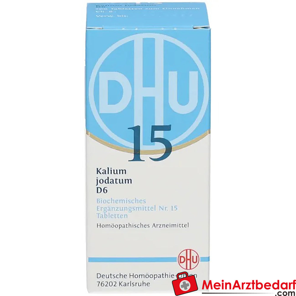 DHU Biochemie 15 Kalium jodatum D6.