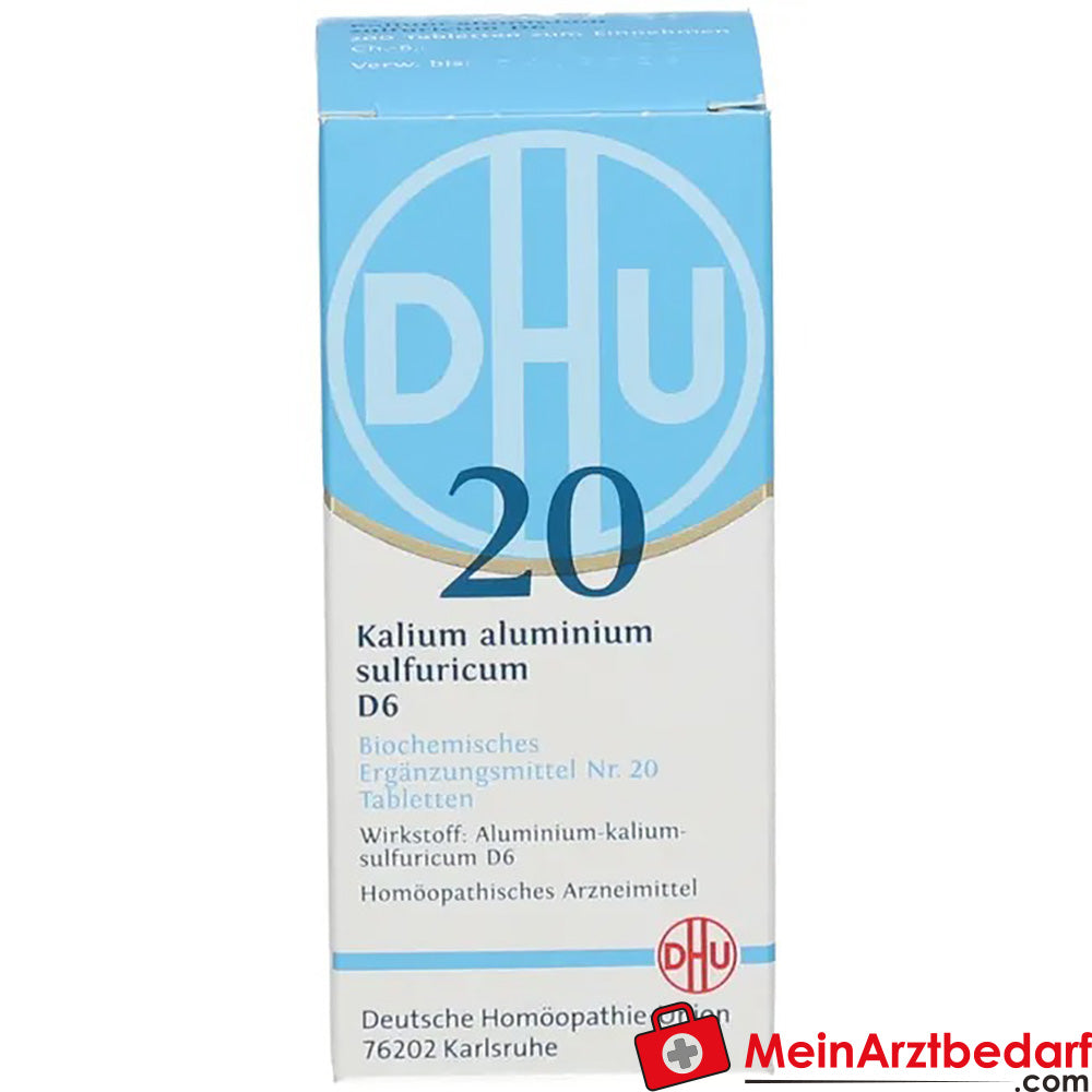 DHU Biochemie 20 Kalium aluminium sulfuricum D6.