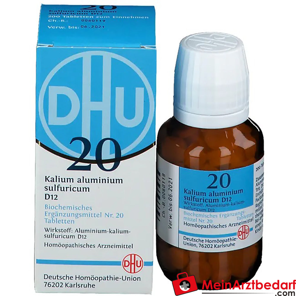 DHU Biochemie 20 Kalium aluminium sulfuricum D12.