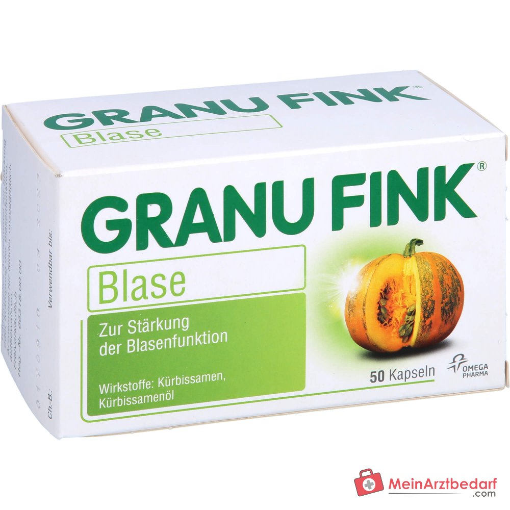 Granu Fink Blase Kürbissamen / Kürbissamenöl Hartkapseln, 100 St.