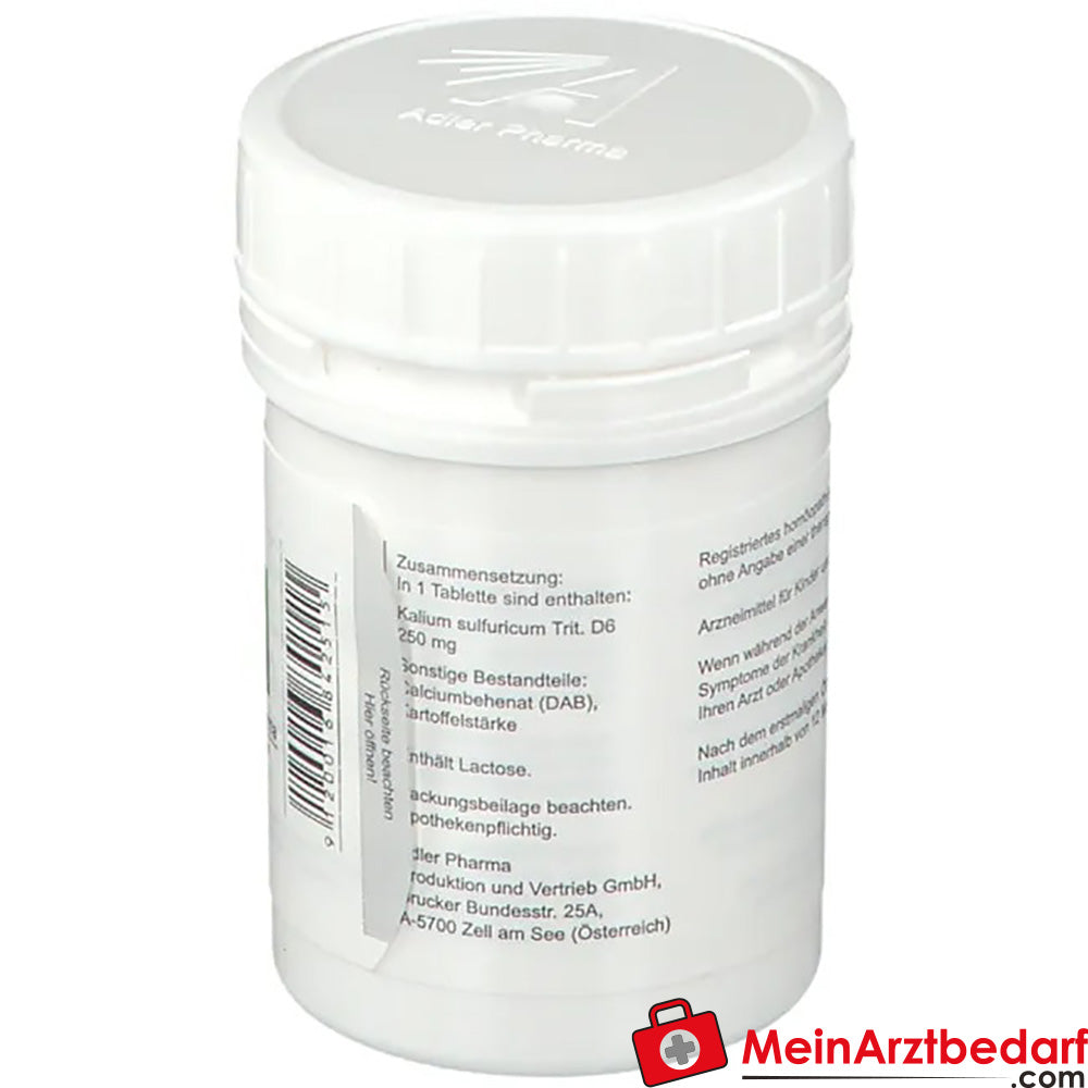 Adler Pharma Kalium sulfuricum D6 Biochemie nach Dr. Schüßler Nr. 6.