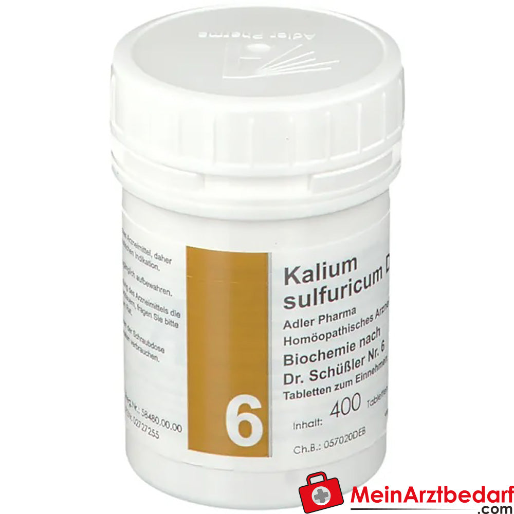 Adler Pharma Kalium sulfuricum D6 Biochemie nach Dr. Schüßler Nr. 6.