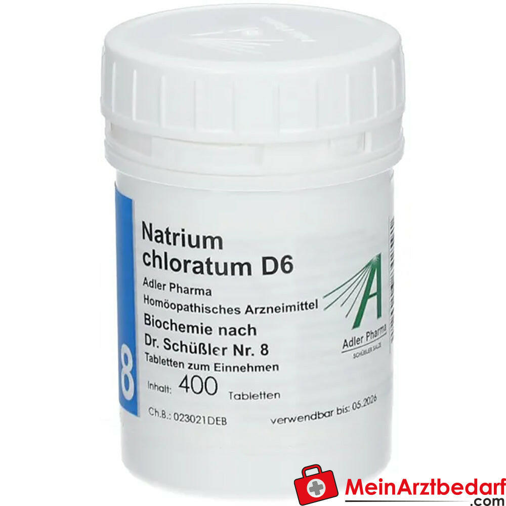 Adler Pharma Natrium chloratum D6 Biochemie nach Dr. Schüßler Nr. 8.