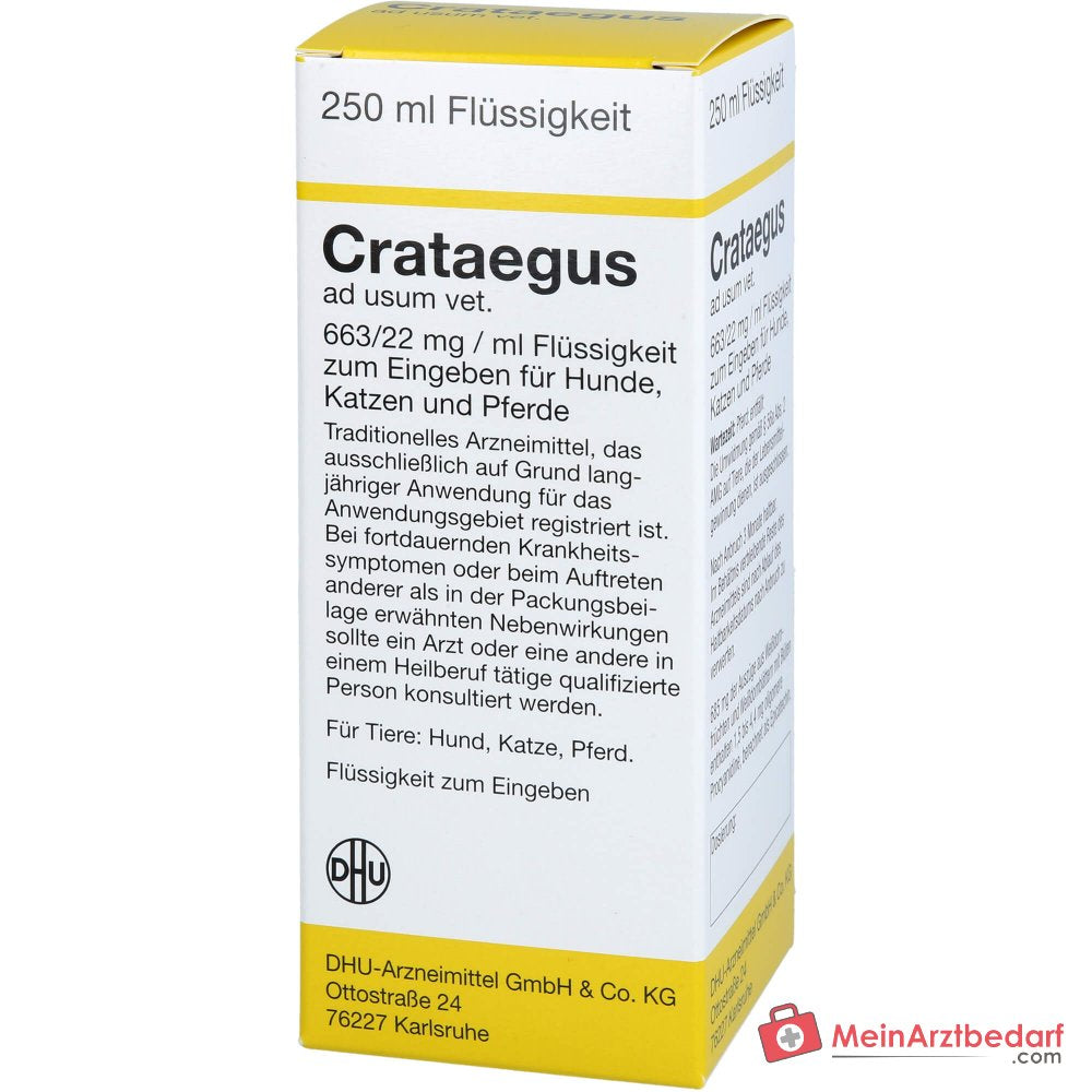 Crataegus ad usum vet meidoorn extract druppels 250 ml voor honden katten paarden