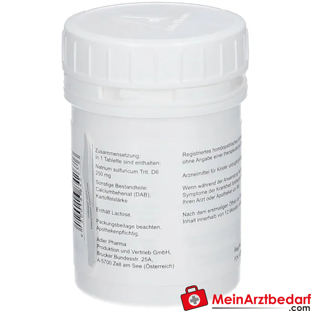 Adler Pharma Natrium sulfuricum D6 Biochemie nach Dr. Schüßler Nr. 10.