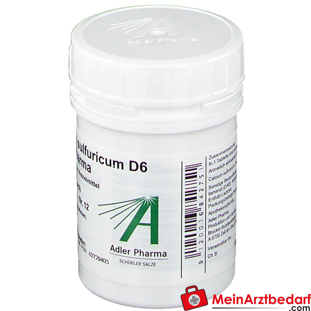 Adler Pharma Calcium sulfuricum D6 Biochemie nach Dr. Schüßler Nr. 12.