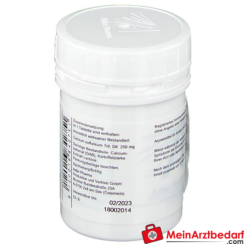 Adler Pharma Calcium sulfuricum D6 Biochemie nach Dr. Schüßler Nr. 12.