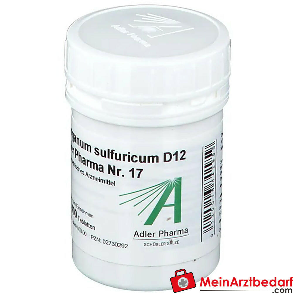 Adler Pharma Manganum sulfuricum D12 Biochemie nach Dr. Schüßler Nr. 17.