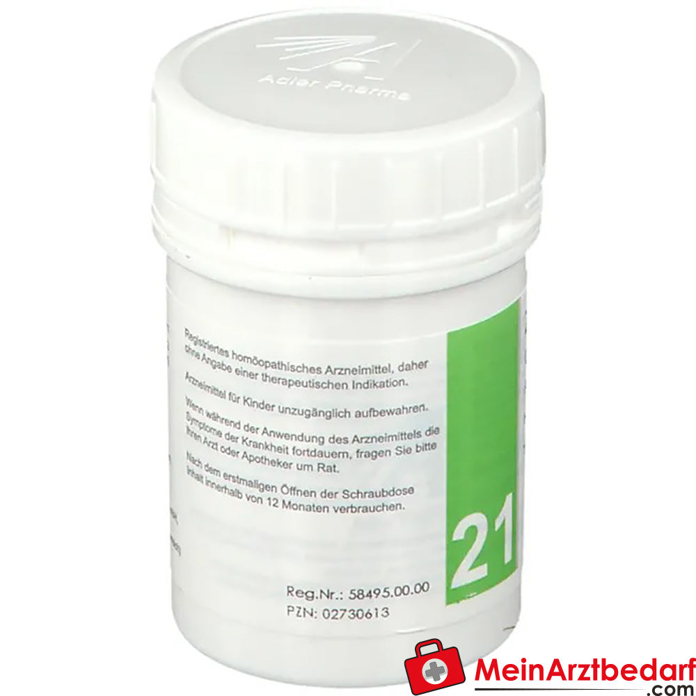 Adler Pharma Zincum chloratum D12 Biochemie nach Dr. Schüßler Nr. 21.